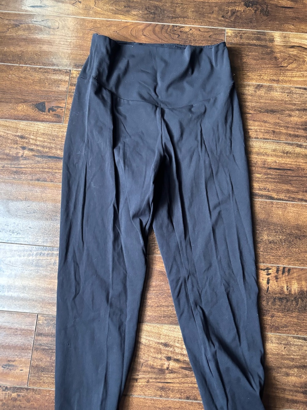 Black High-Waist Stretch Leggings Oysho